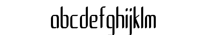 Amped-ExtracondensedBold Font LOWERCASE