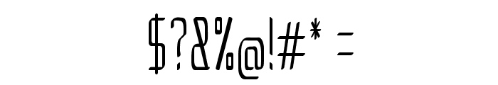 Amped-ExtracondensedRegular Font OTHER CHARS
