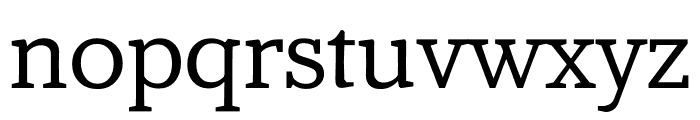 Amstelvar Font LOWERCASE