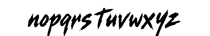 AMAZING RANGER Font LOWERCASE