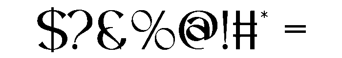 AMISHA-Regular Font OTHER CHARS