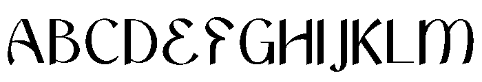 AMISHA-Regular Font UPPERCASE