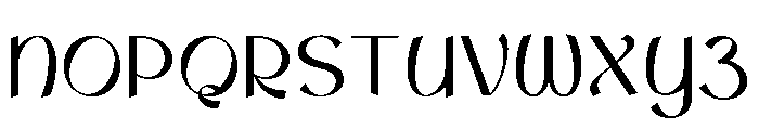 AMISHA-Regular Font UPPERCASE