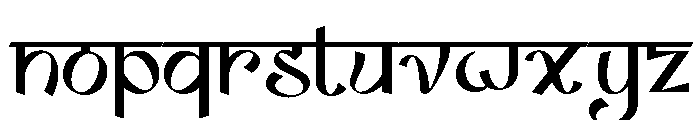 AMISHA-Regular Font LOWERCASE