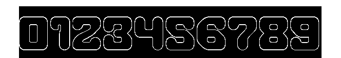 AMONG THE STAR-Hollow-Inverse Font OTHER CHARS