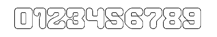 AMONG THE STAR-Hollow Font OTHER CHARS