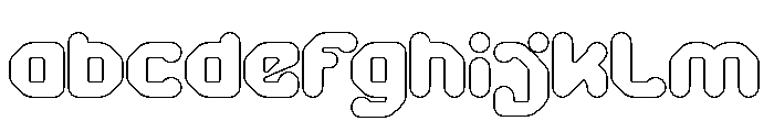 AMONG THE STAR-Hollow FONT