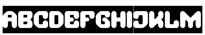 AMONG THE STAR-Inverse Font UPPERCASE