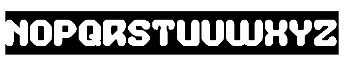 AMONG THE STAR-Inverse Font UPPERCASE