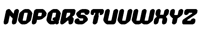 AMONG THE STAR Italic Font UPPERCASE