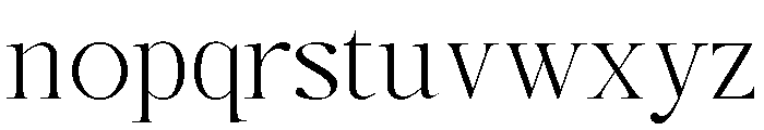 Amagona Font LOWERCASE