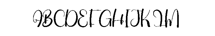 Amalia Humbling Font UPPERCASE