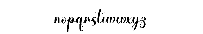 Amalia Humbling Font LOWERCASE