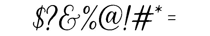 Amalia Luna Font OTHER CHARS