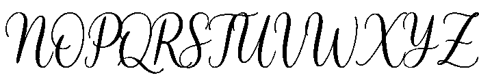 Amalia Luna Font UPPERCASE