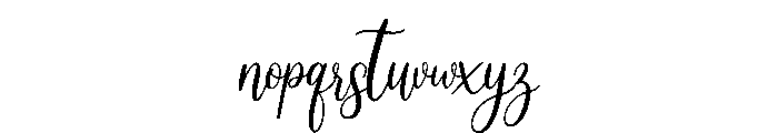 Amalia Luna Font LOWERCASE