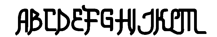 Amanah Ramadhan Font UPPERCASE