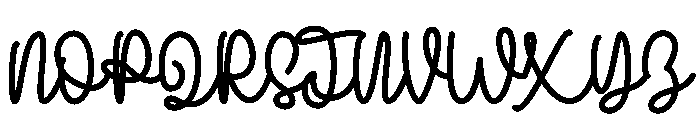Amanda Birth Flower Font UPPERCASE