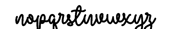 Amanda Birth Flower Font LOWERCASE