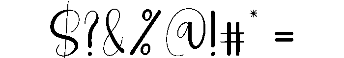 Amanda Wonderfull Font OTHER CHARS