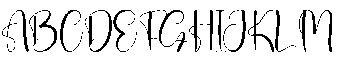 Amanda Wonderfull Font UPPERCASE