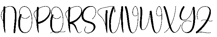 Amanda Wonderfull Font UPPERCASE