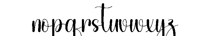 Amanda Wonderfull Font LOWERCASE