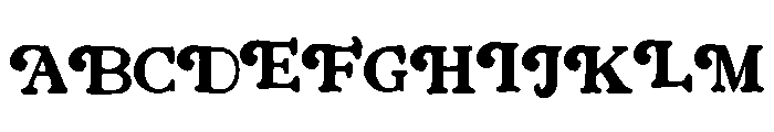 Amanda1 Font UPPERCASE