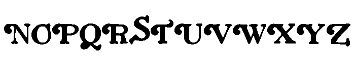 Amanda1 Font UPPERCASE