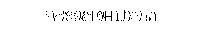 Amanita Graduating Font UPPERCASE