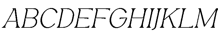 Amarvelle-Italic Font UPPERCASE