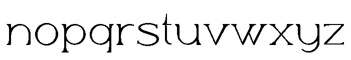 Amarvelle-Regular Font LOWERCASE