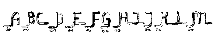 Amayden Font UPPERCASE