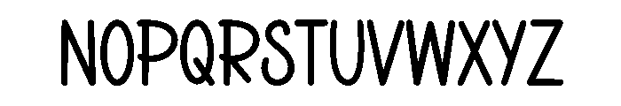 Amazing Handwritten Font LOWERCASE