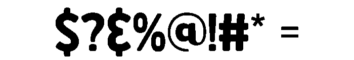 Amazing Newbie Regular Font OTHER CHARS
