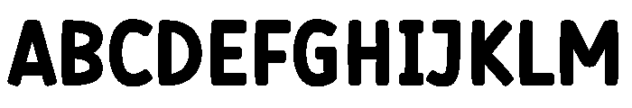 Amazing Newbie Regular Font UPPERCASE