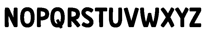 Amazing Newbie Regular Font UPPERCASE