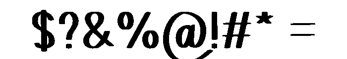 Amazing Productive Font OTHER CHARS