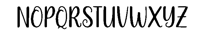 Amazing Quick Font UPPERCASE