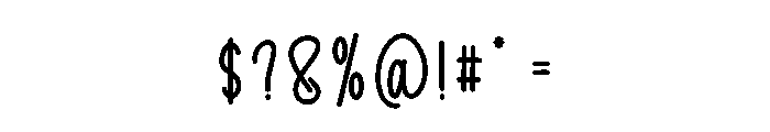 Amazonian Font OTHER CHARS