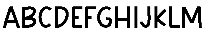 Amber Light Font UPPERCASE