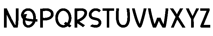 Amber Light Font UPPERCASE