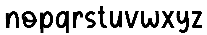 Amber Light Font LOWERCASE