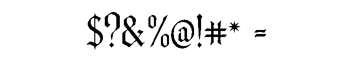 Amber Star Font OTHER CHARS