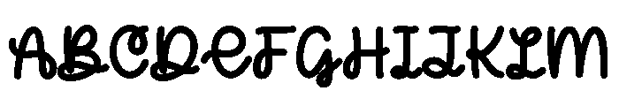 AmberWhirl Font UPPERCASE