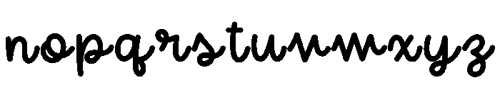 AmberWhirl Font LOWERCASE