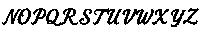 Amberly Route Regular Font UPPERCASE