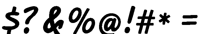 Ambiday Font OTHER CHARS