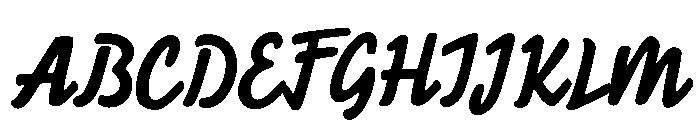Ambiday Font UPPERCASE