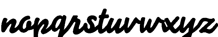 Ambiday Font LOWERCASE